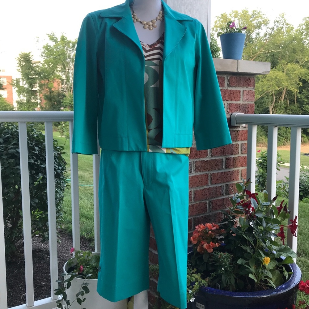 Vintage Debra Deroo Capris with Matching Blazer